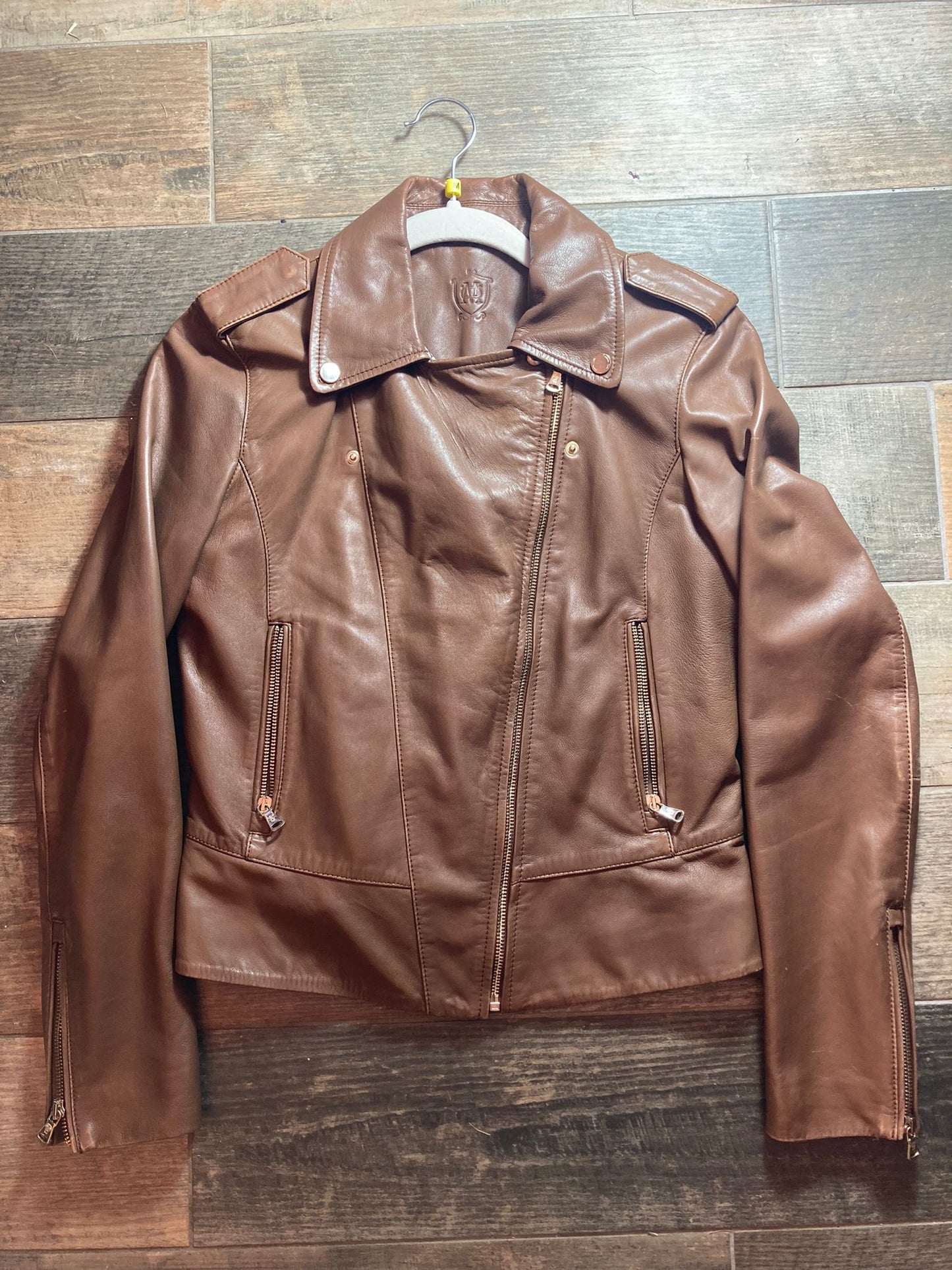 Massimo Dutti Women's Leather Jacket