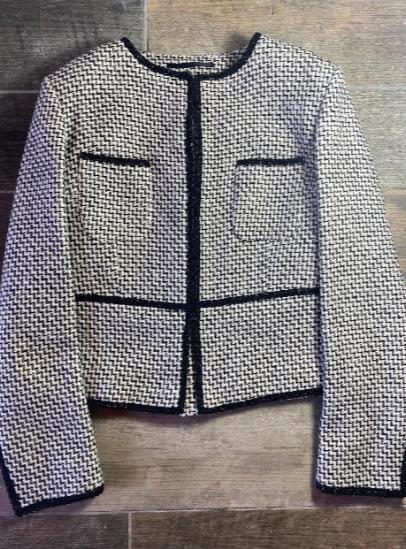 Per Una Black and White Jacket