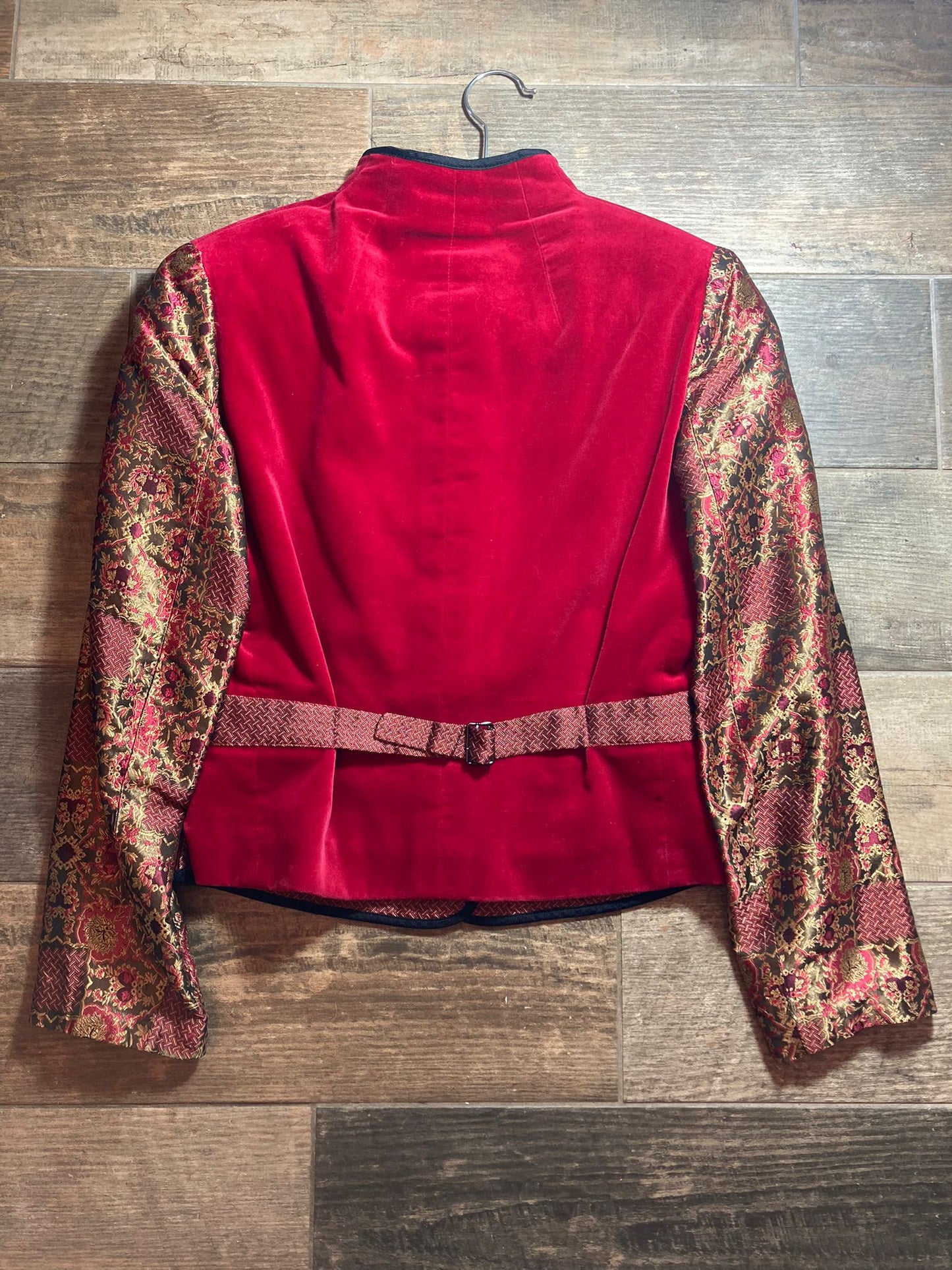 Joseph French Red Velvet Jacket