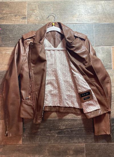 Massimo Dutti Women's Leather Jacket