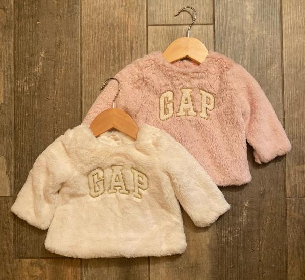 Gap Baby Faux Fur Jumper - Cream