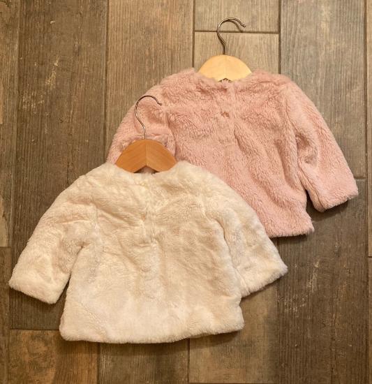 Gap Baby Faux Fur Jumper - Cream