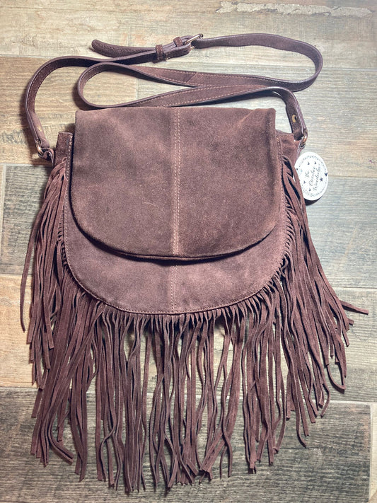 Accessorize Real Suede Leather Bag