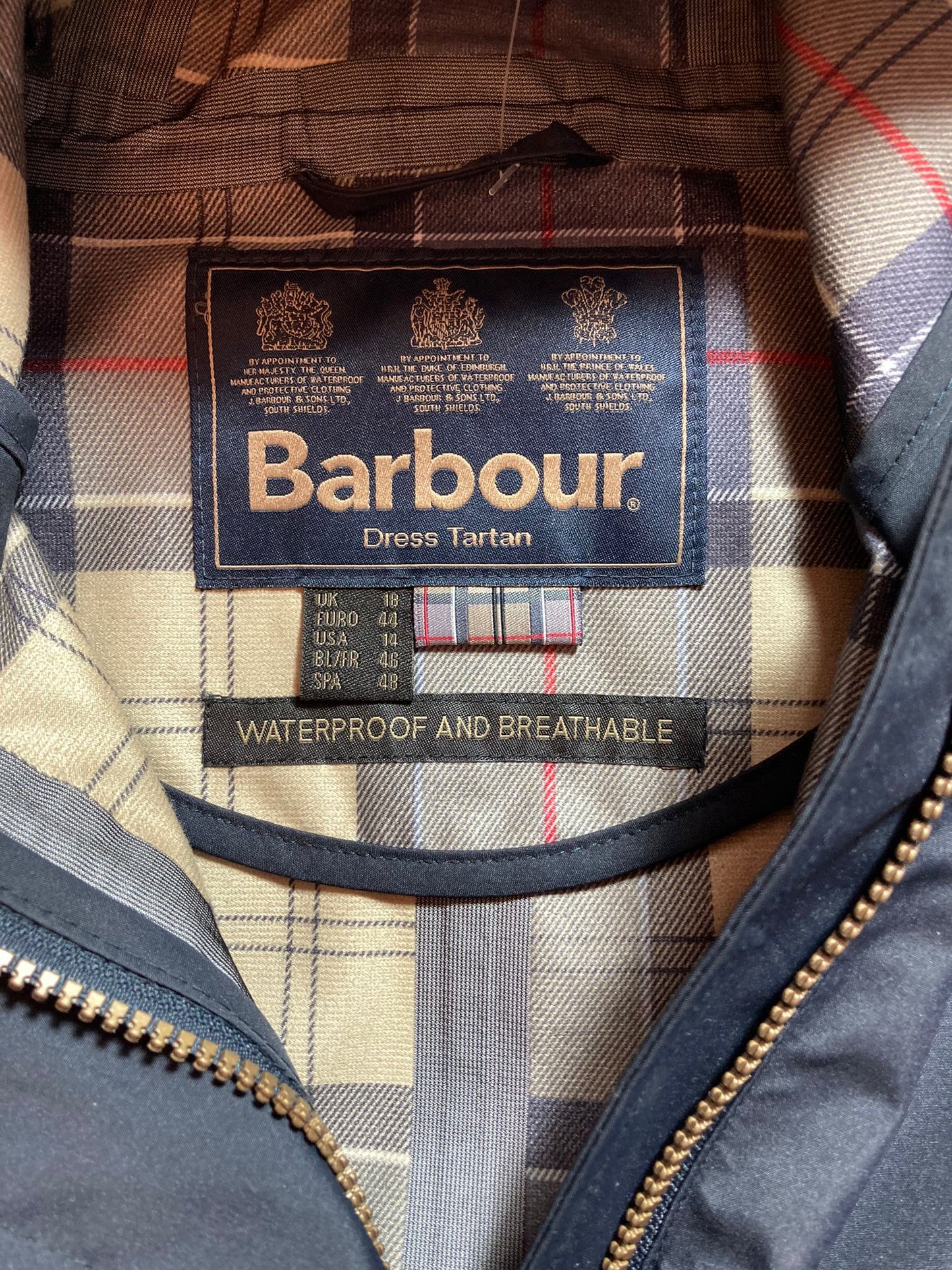 Barbour Navy Ladies Coat