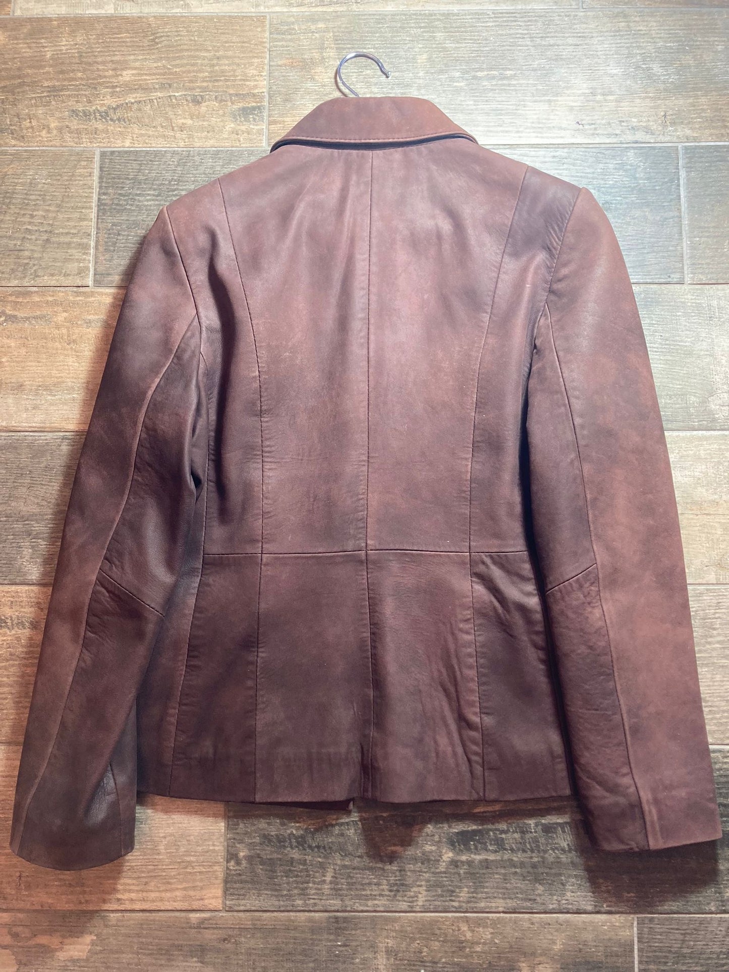 Woodland Brown Leather Jacket