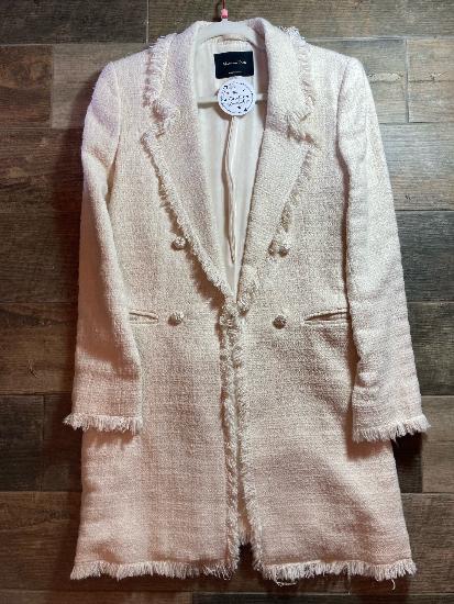 Massimo Dutti Chanel Esk Ivory Women's Coat