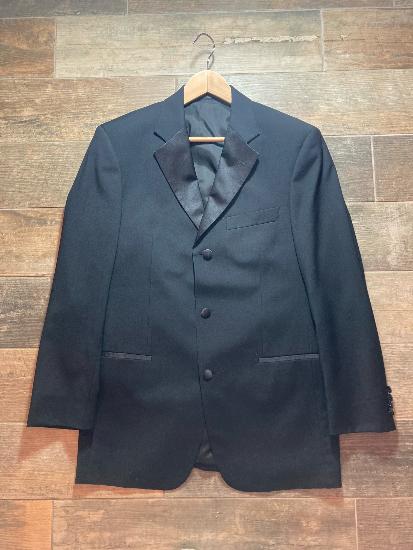 Hugo Boss Three Piece Charlie Chaplin Wool Men's Black Suit - Medium