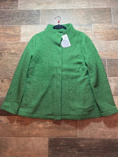 Woolovers New Boiled Wool Village Green Short Women's Coat