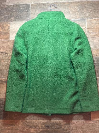 Woolovers New Boiled Wool Village Green Short Women's Coat